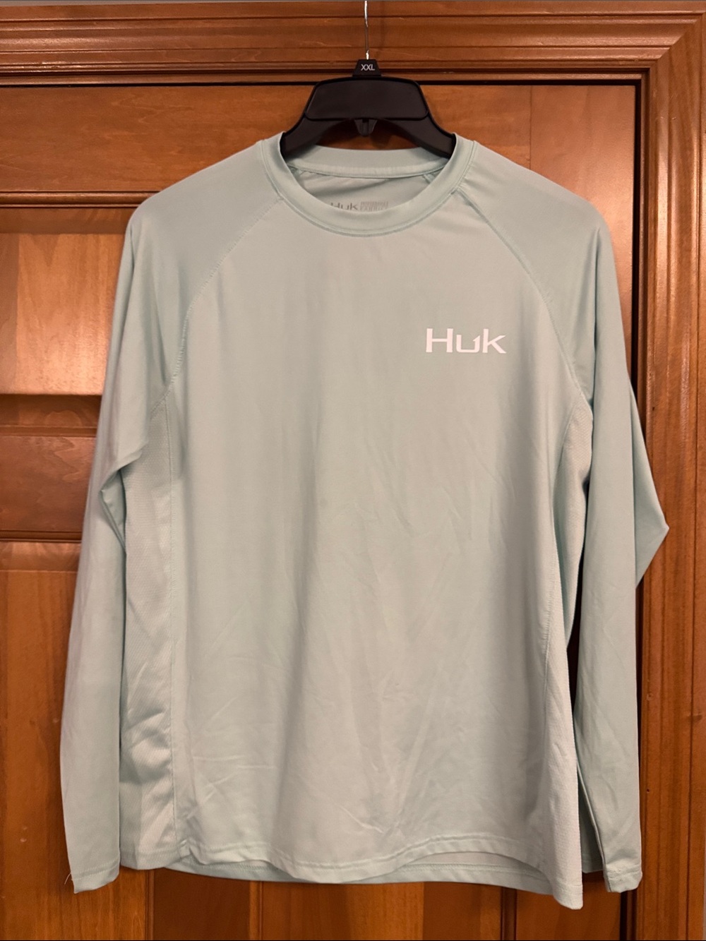 Huk Long-Sleeve Performance Shirt in Pale Aqua